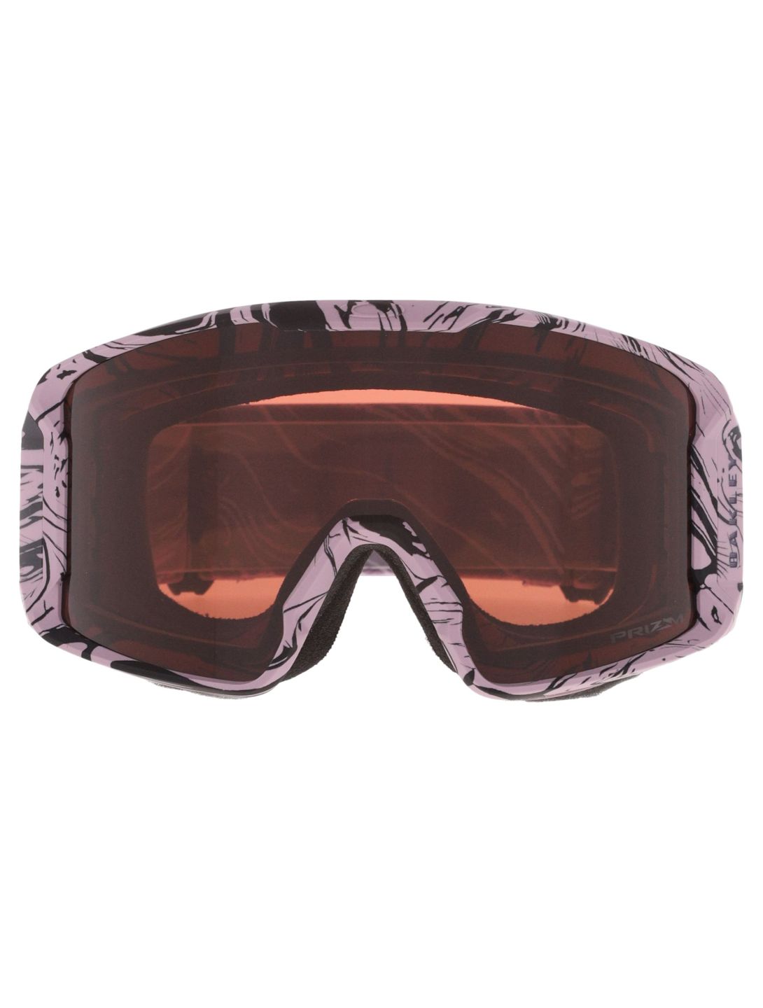 Oakley, Line Miner L skibril unisex Toadstool Swirl - Prizm Snow Garnet roze 