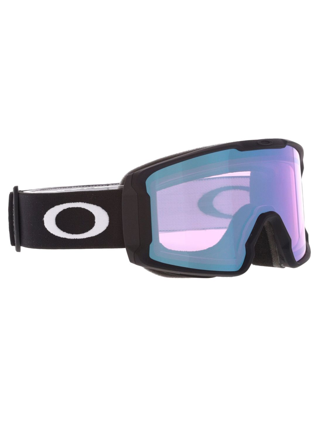 Oakley, Line Miner M skibril unisex Matte Black - Prizm Snow Iced Iridium zwart 