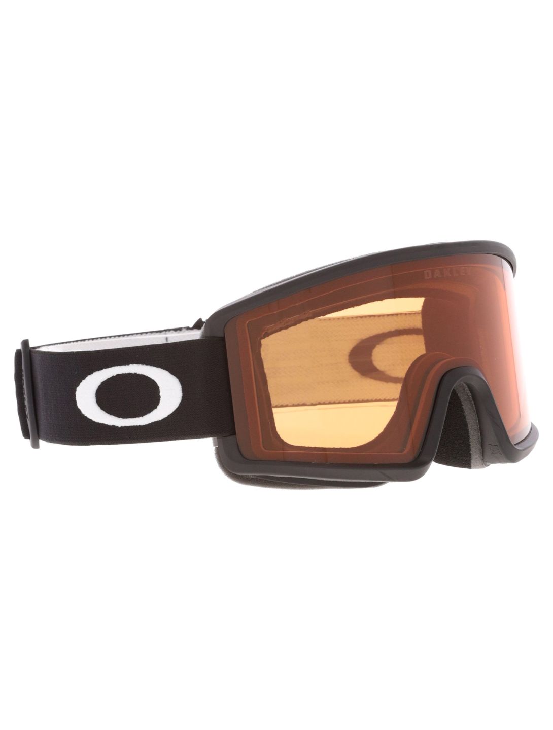 Oakley, Target Line M skibril unisex Matte Black - Prizm Persimmon zwart 