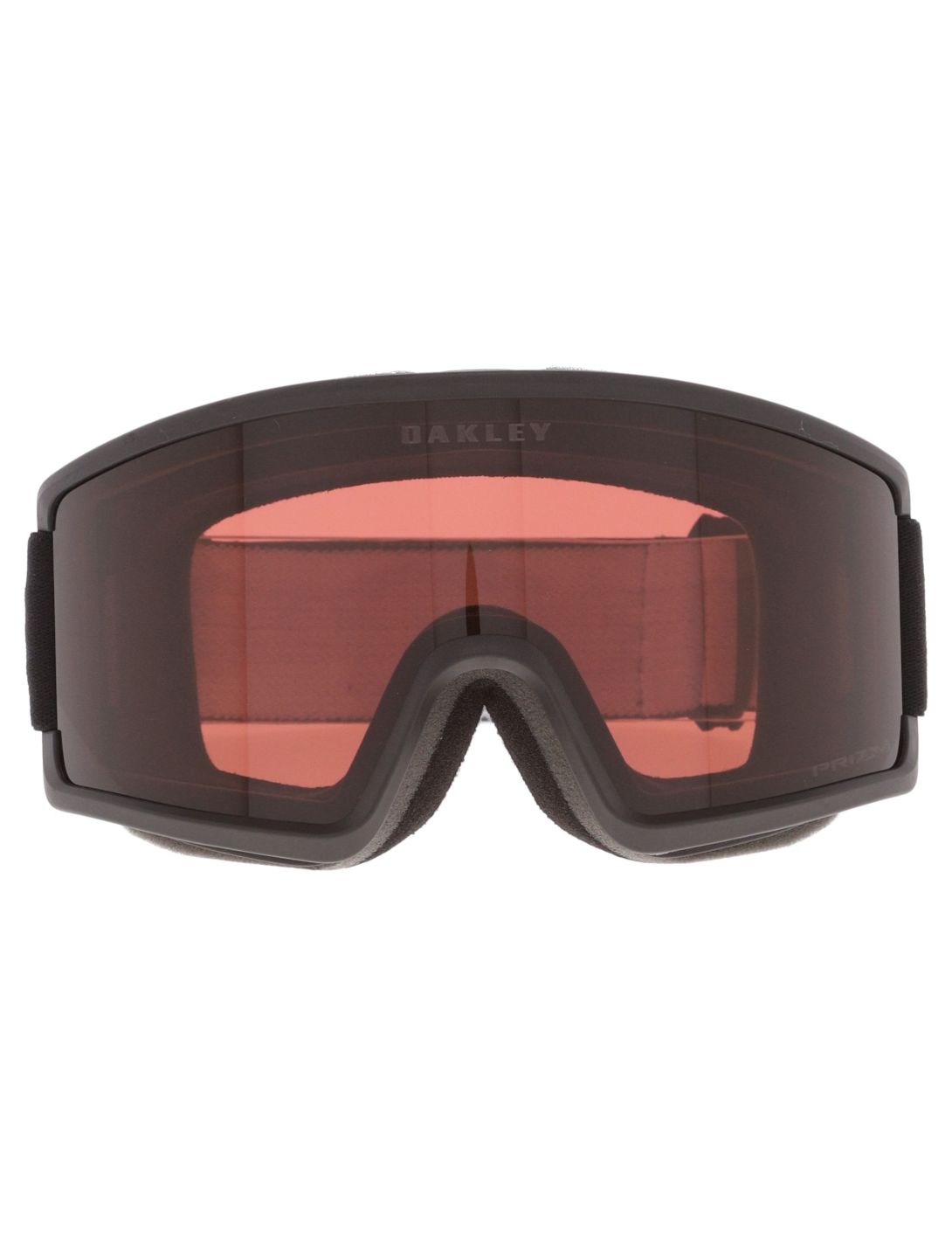 Oakley, Target Line M skibril unisex Matte Black - Prizm Dark Grey zwart 