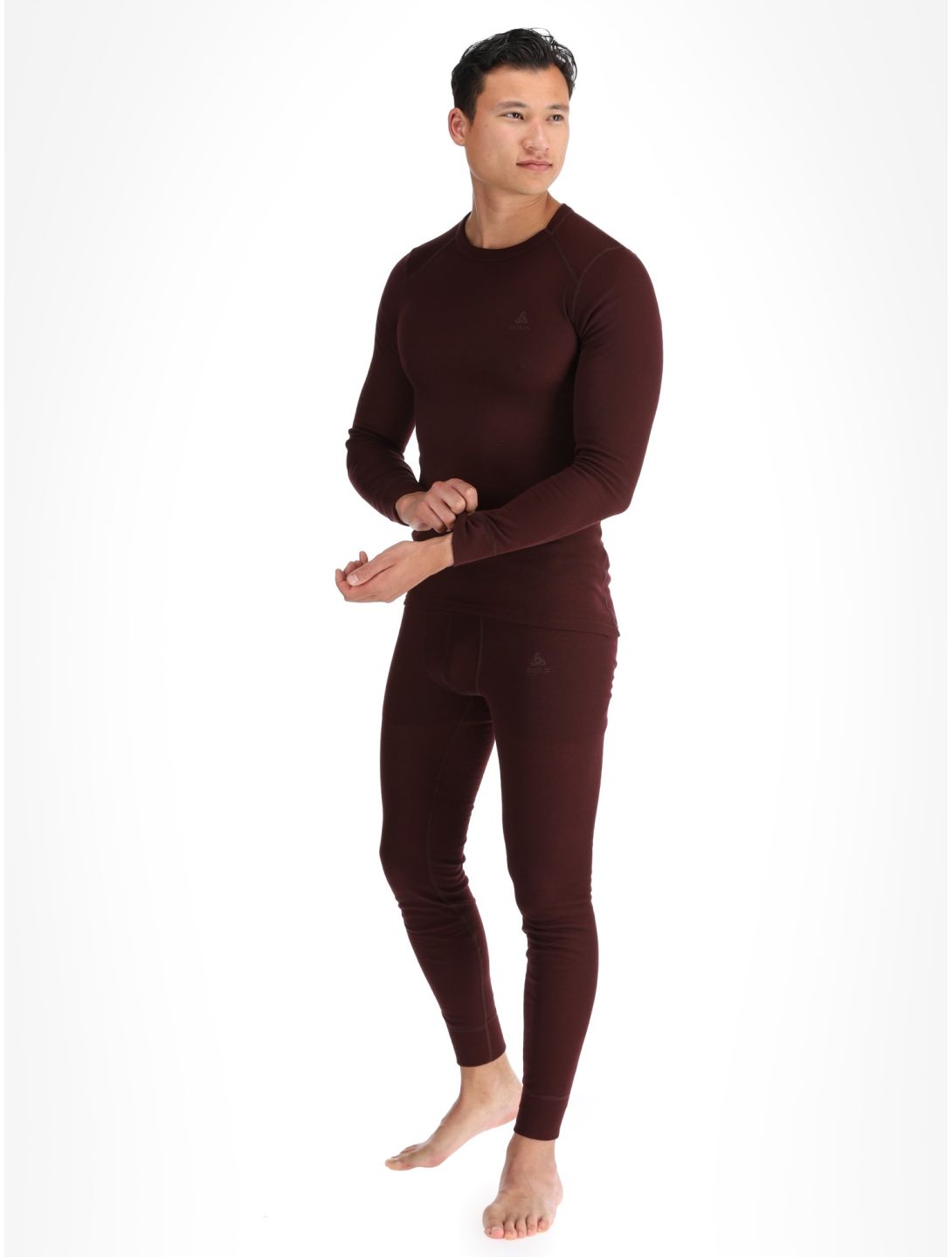 Odlo, Active Warm Eco thermoshirt heren Fudge paars 