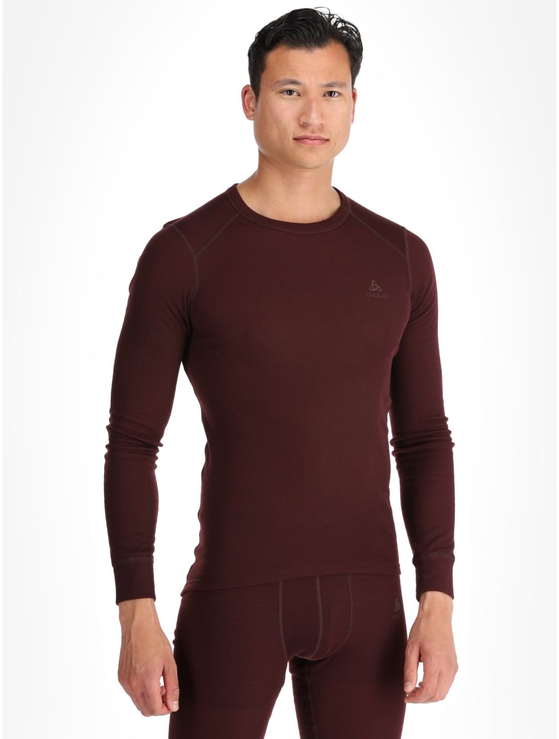 Odlo, Active Warm Eco thermoshirt heren Fudge paars 