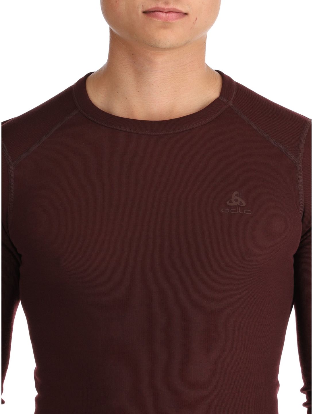 Odlo, Active Warm Eco thermoshirt heren Fudge paars 