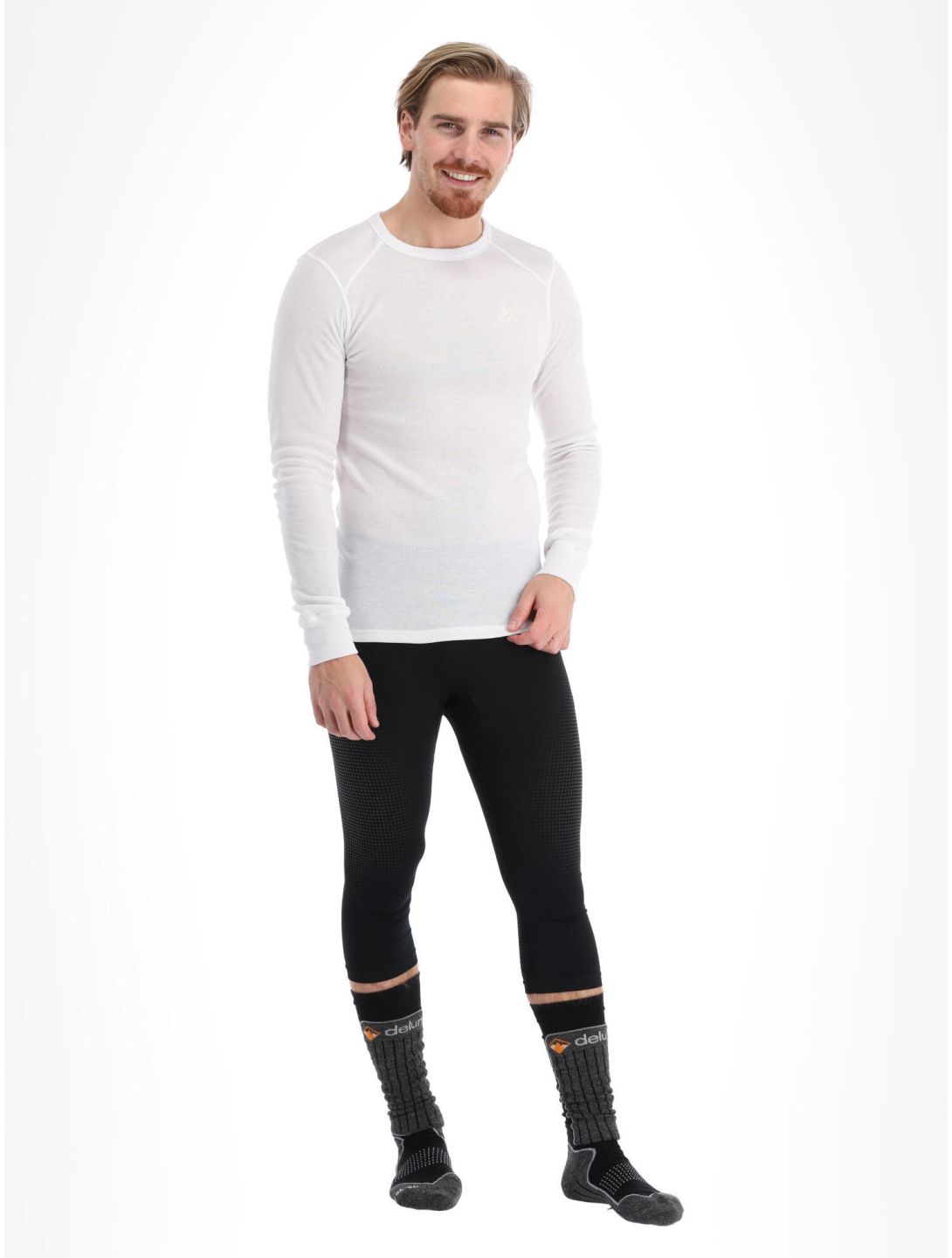 Odlo, Active Warm Eco thermoshirt heren White wit 