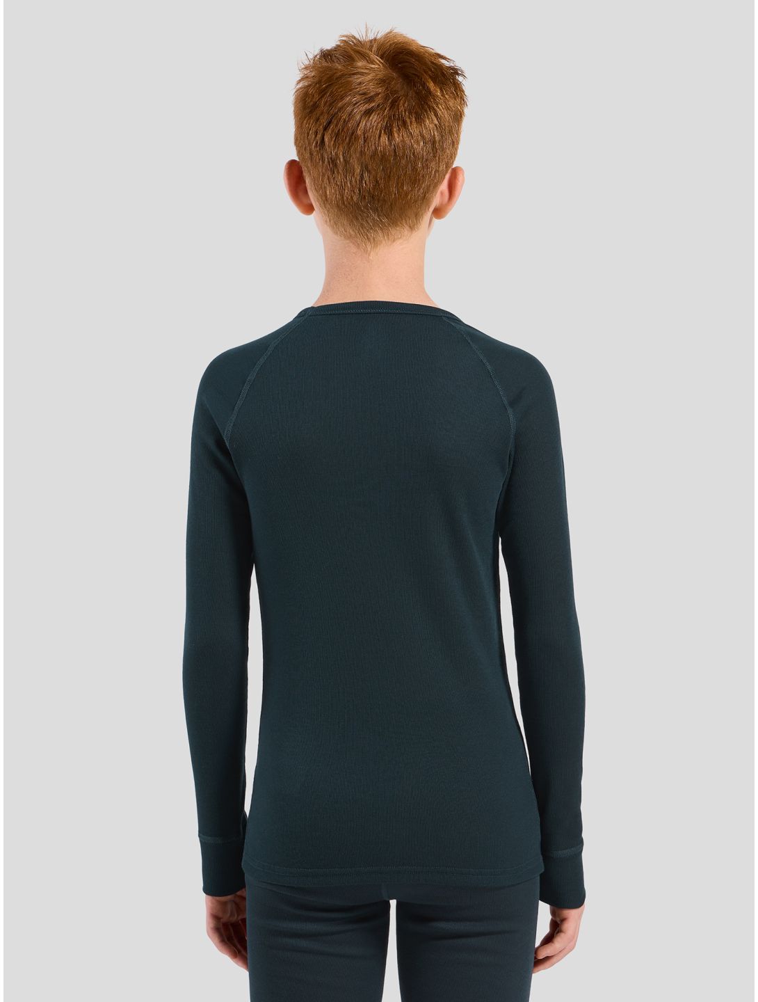 Odlo, Active Warm Eco thermoshirt kinderen Dark Sapphire blauw 