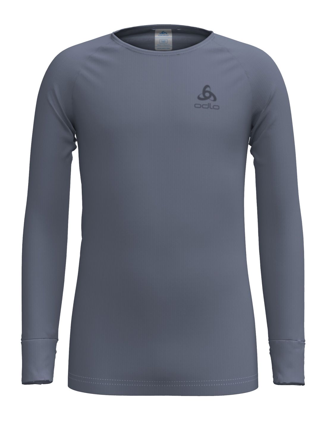 Odlo, Active Warm Eco thermoshirt kinderen Folkstone Gray grijs 