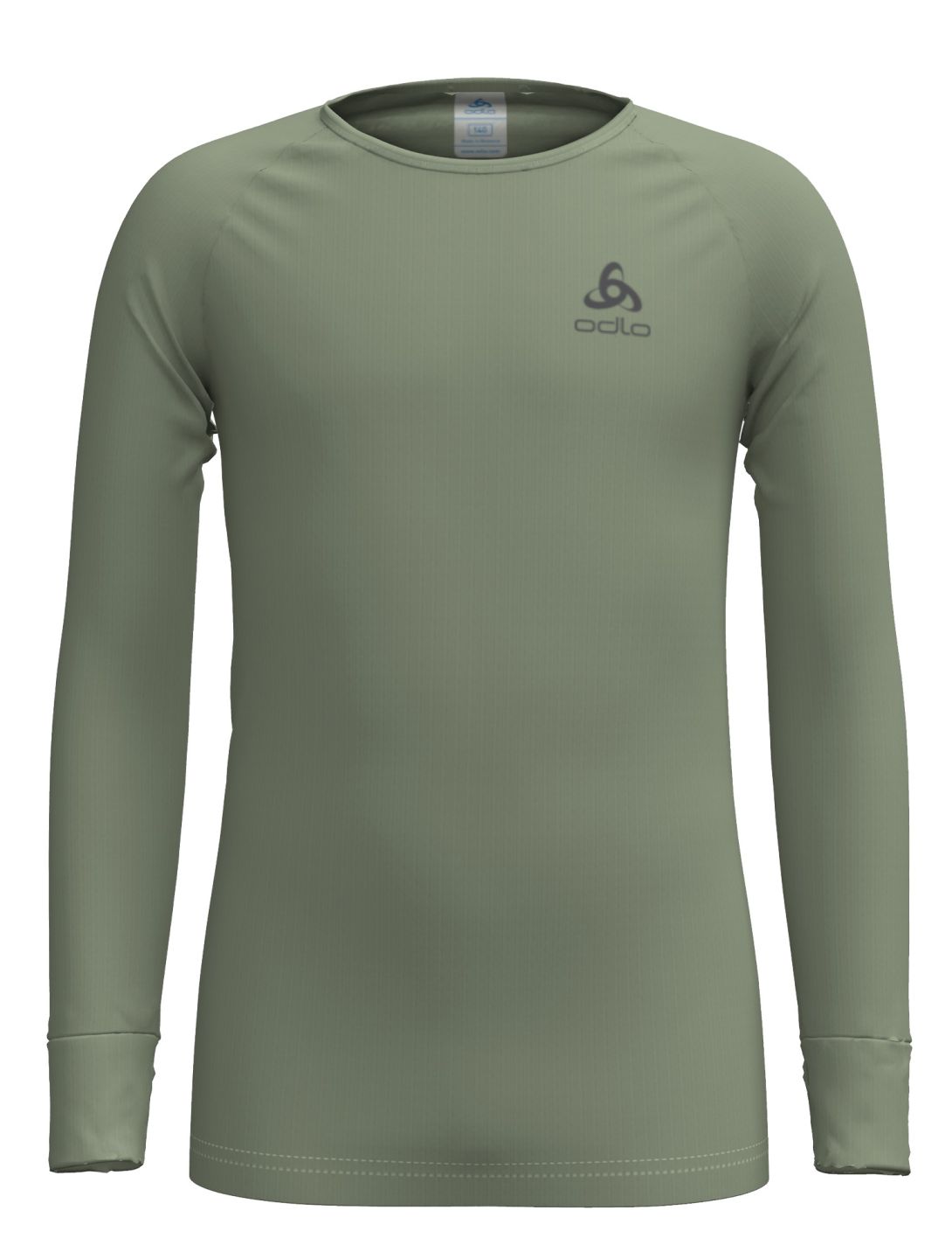 Odlo, Active Warm Eco thermoshirt kinderen Matte Green groen 