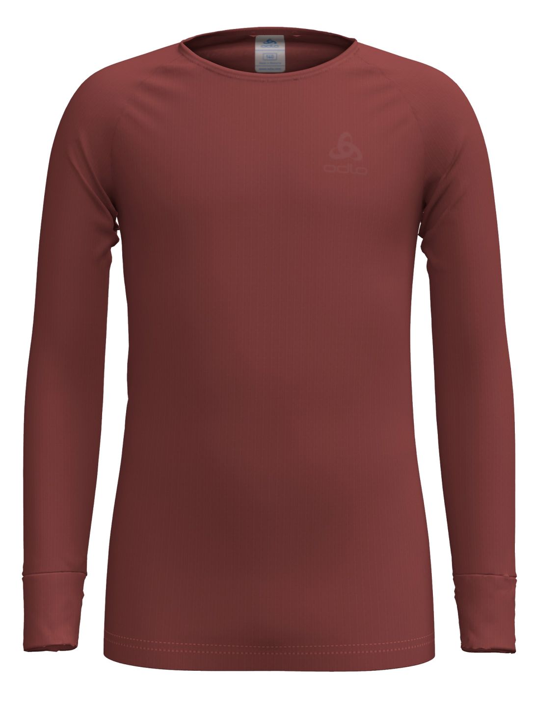 Odlo, Active Warm Eco thermoshirt kinderen Spiced Apple bordeaux 