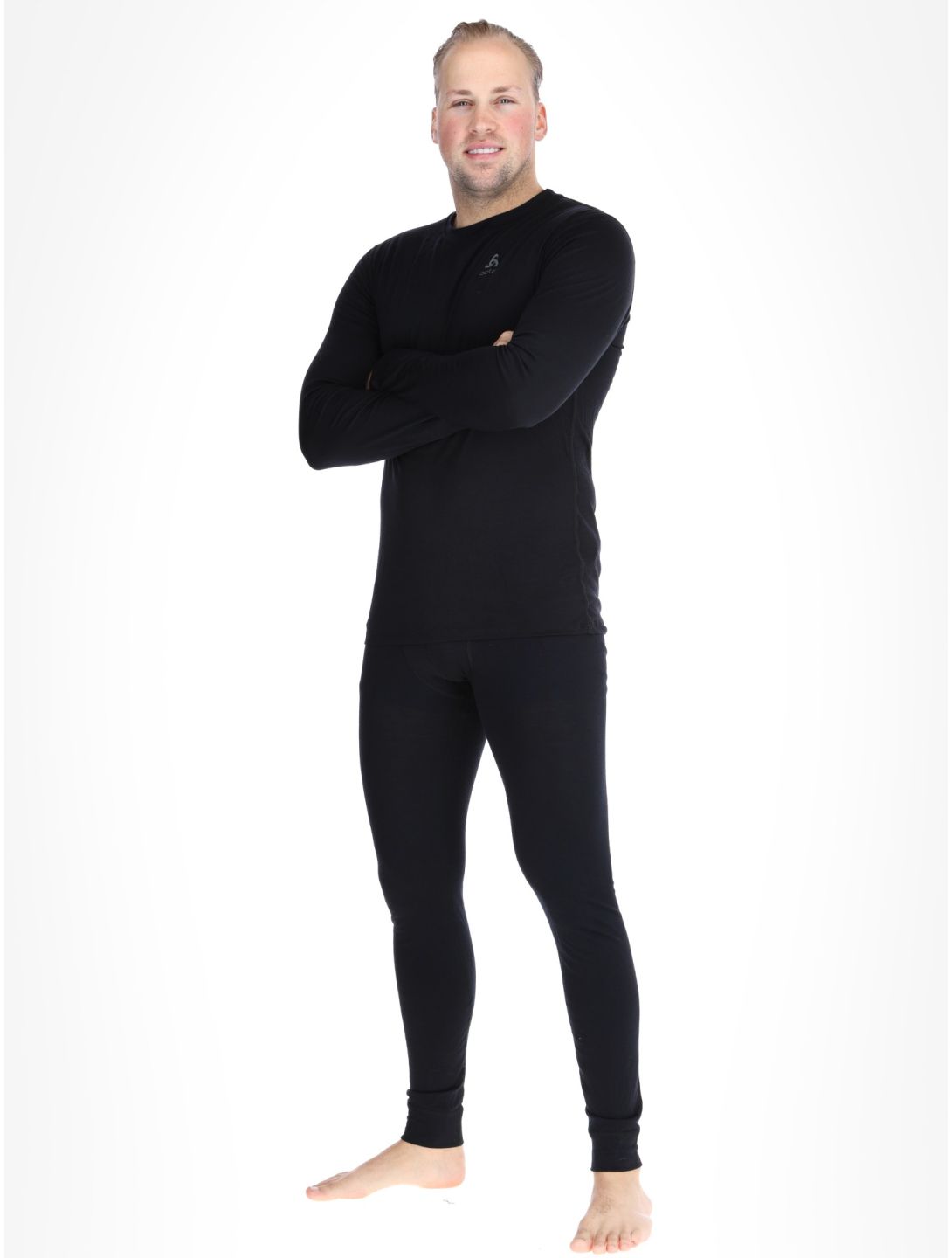 Odlo, Merino 160 thermoshirt heren Black zwart 