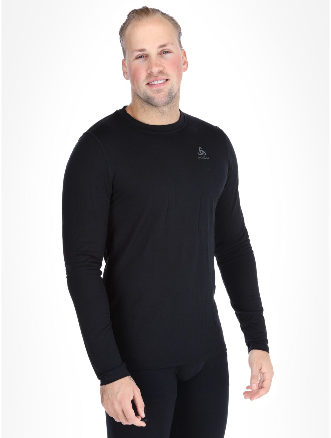 Odlo, Merino 160 thermoshirt heren Black zwart 