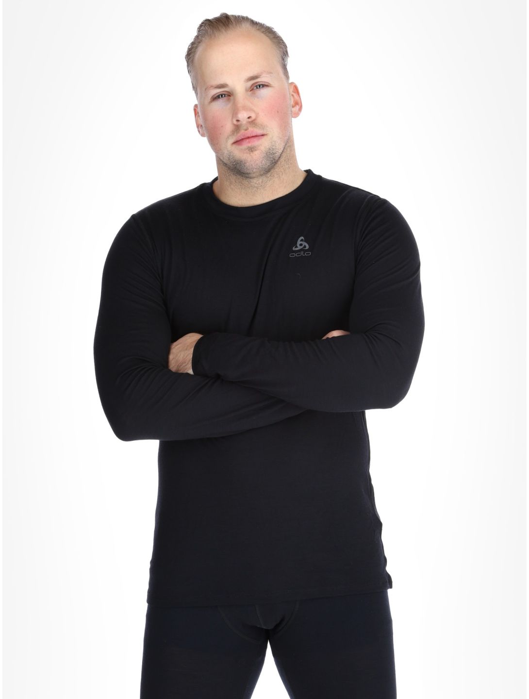 Odlo, Merino 160 thermoshirt heren Black zwart 