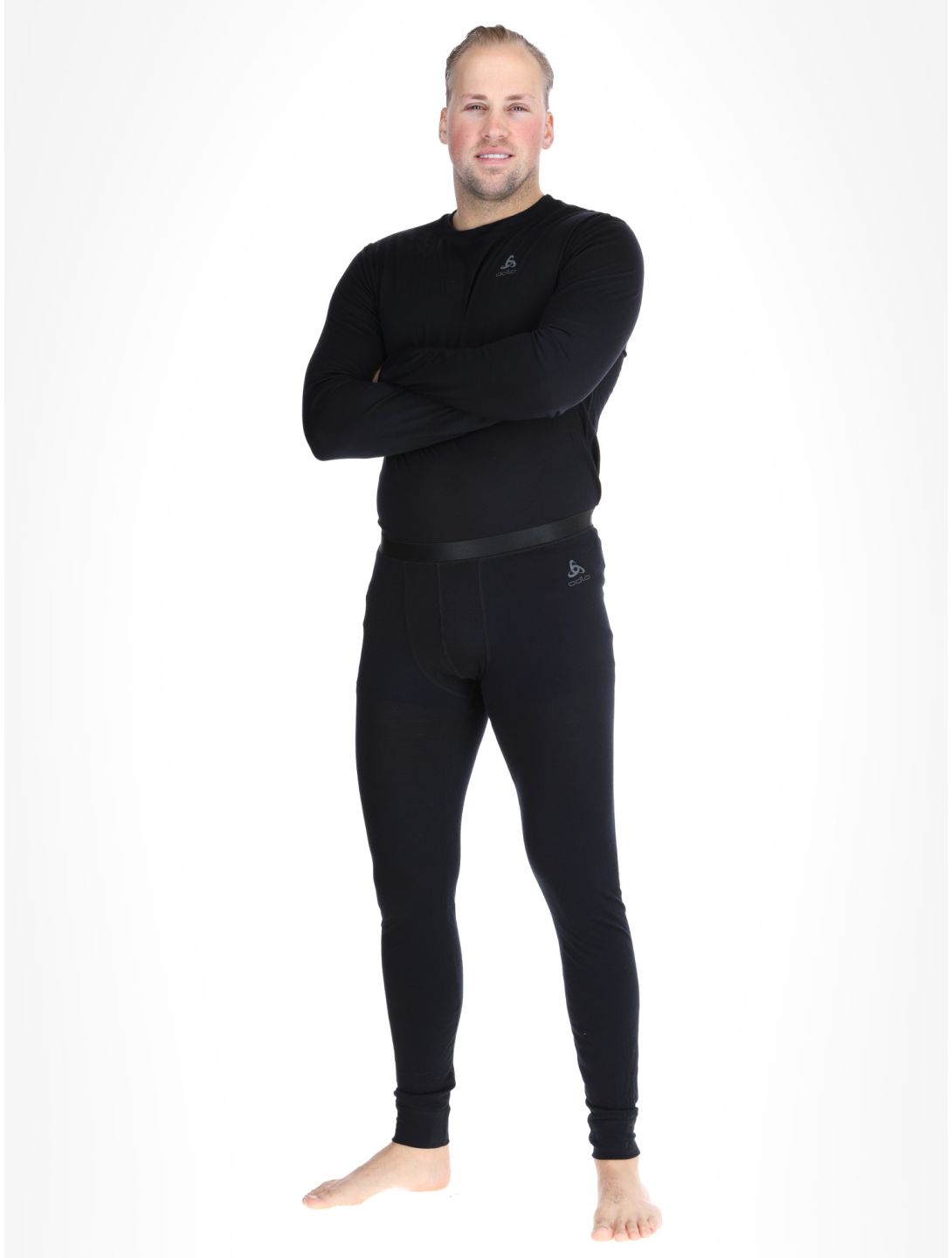 Odlo, Merino 160 thermobroek heren Black zwart 