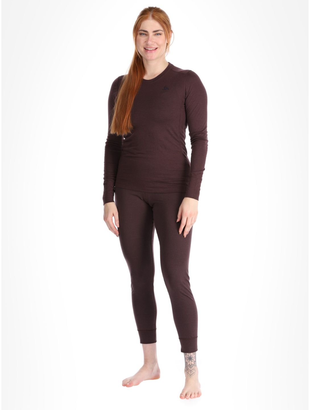 Odlo, Merino 200 thermoshirt dames Fudge paars 