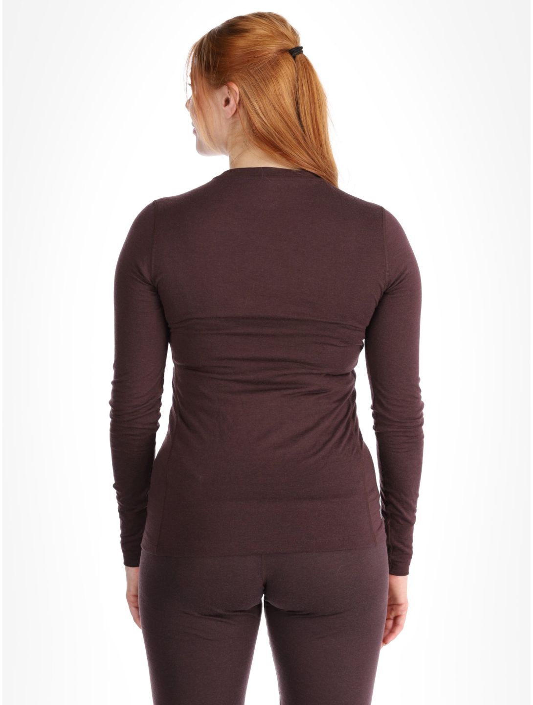 Odlo, Merino 200 thermoshirt dames Fudge paars 