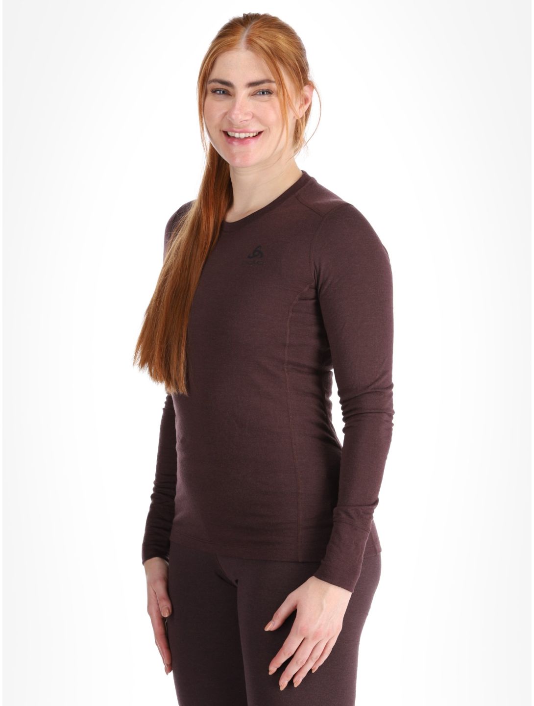 Odlo, Merino 200 thermoshirt dames Fudge paars 