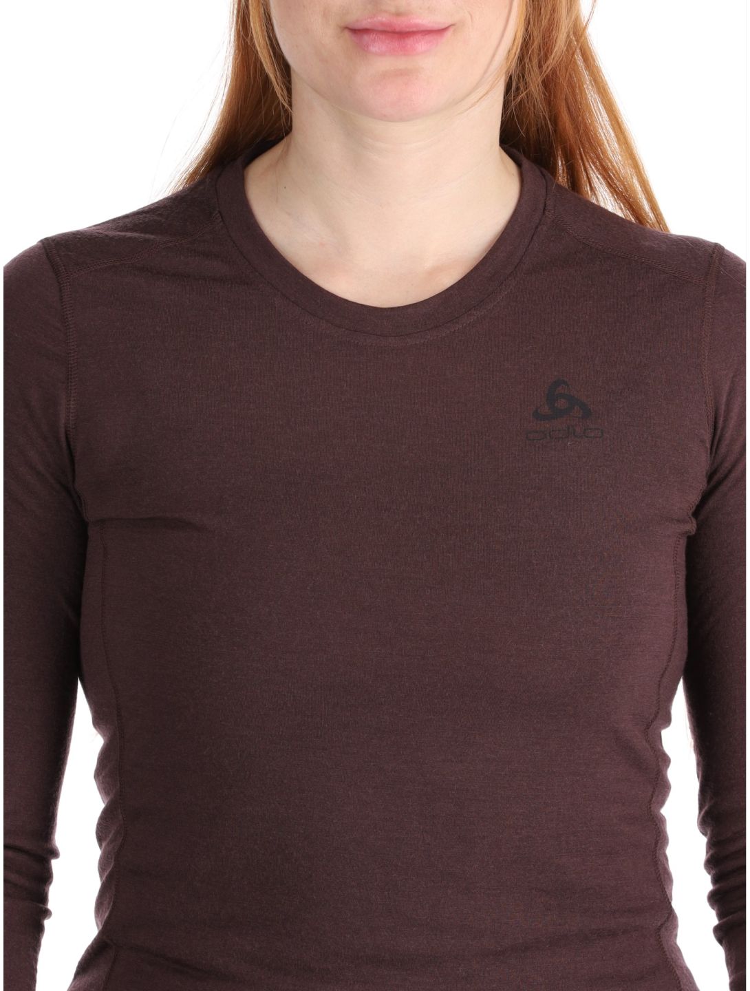 Odlo, Merino 200 thermoshirt dames Fudge paars 