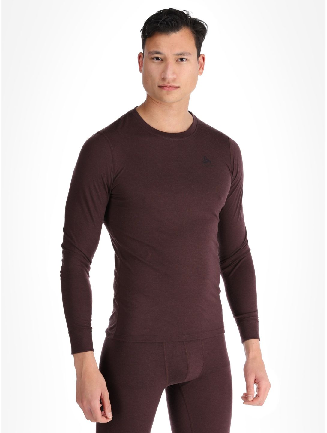 Odlo, Merino 200 thermoshirt heren Fudge paars 