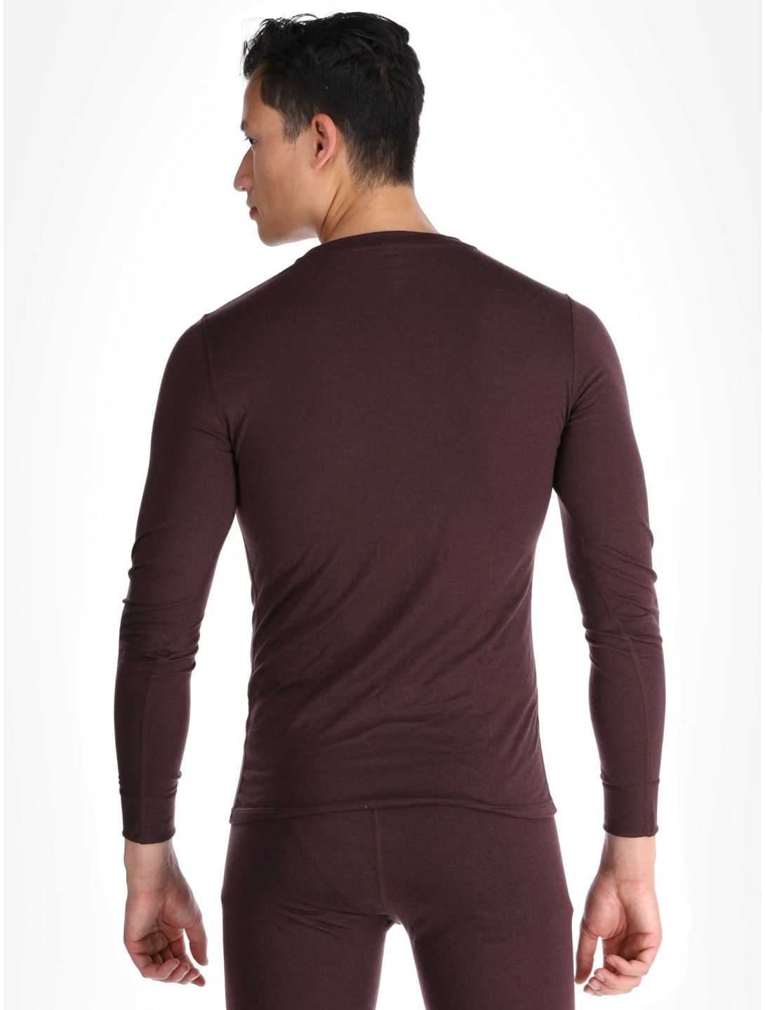 Odlo, Merino 200 thermoshirt heren Fudge paars 