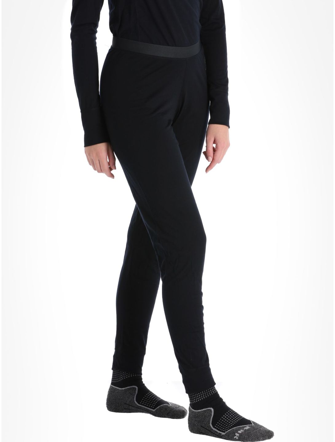 Odlo, Merino 200 thermobroek dames Black zwart 