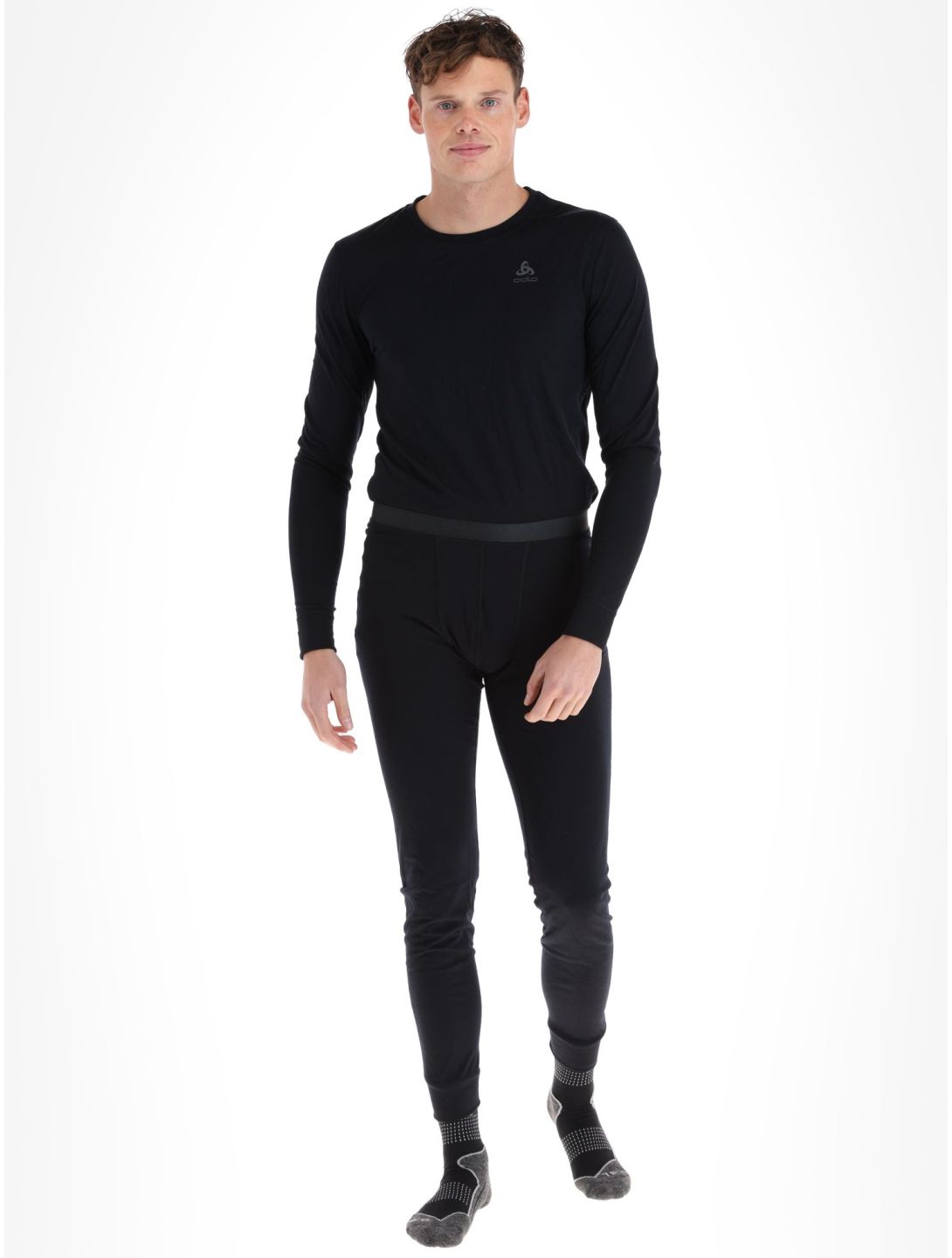 Odlo, Merino 200 thermobroek heren Black zwart 