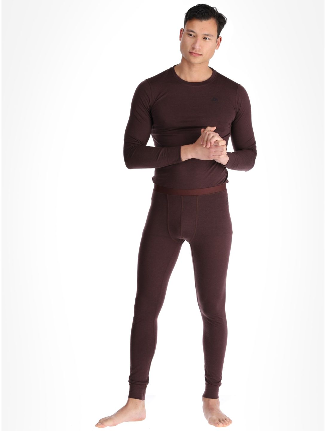 Odlo, Merino 200 thermobroek heren Fudge paars 