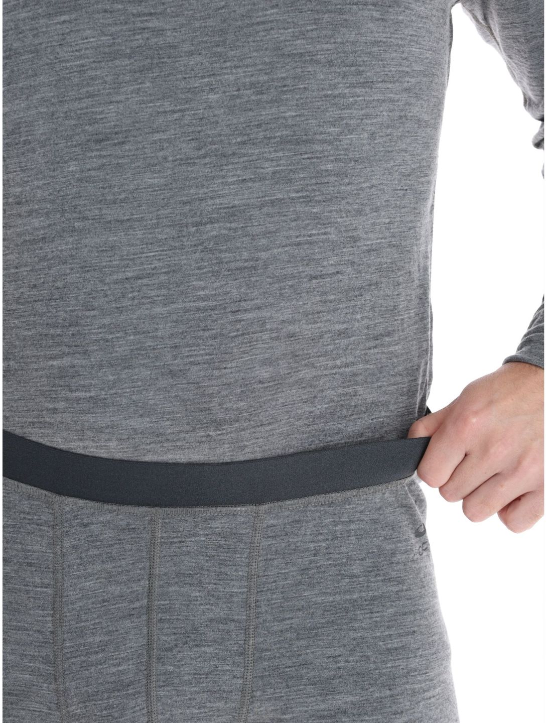 Odlo, Merino 200 thermobroek heren Odlo Steel Grey Melange grijs 