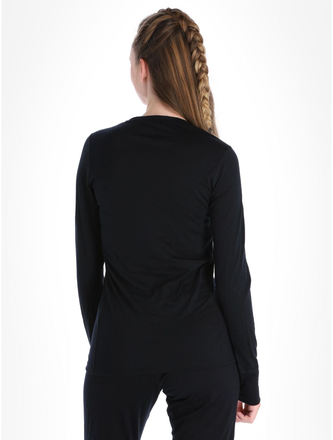 Odlo, Merino 200 thermoshirt dames Black zwart 