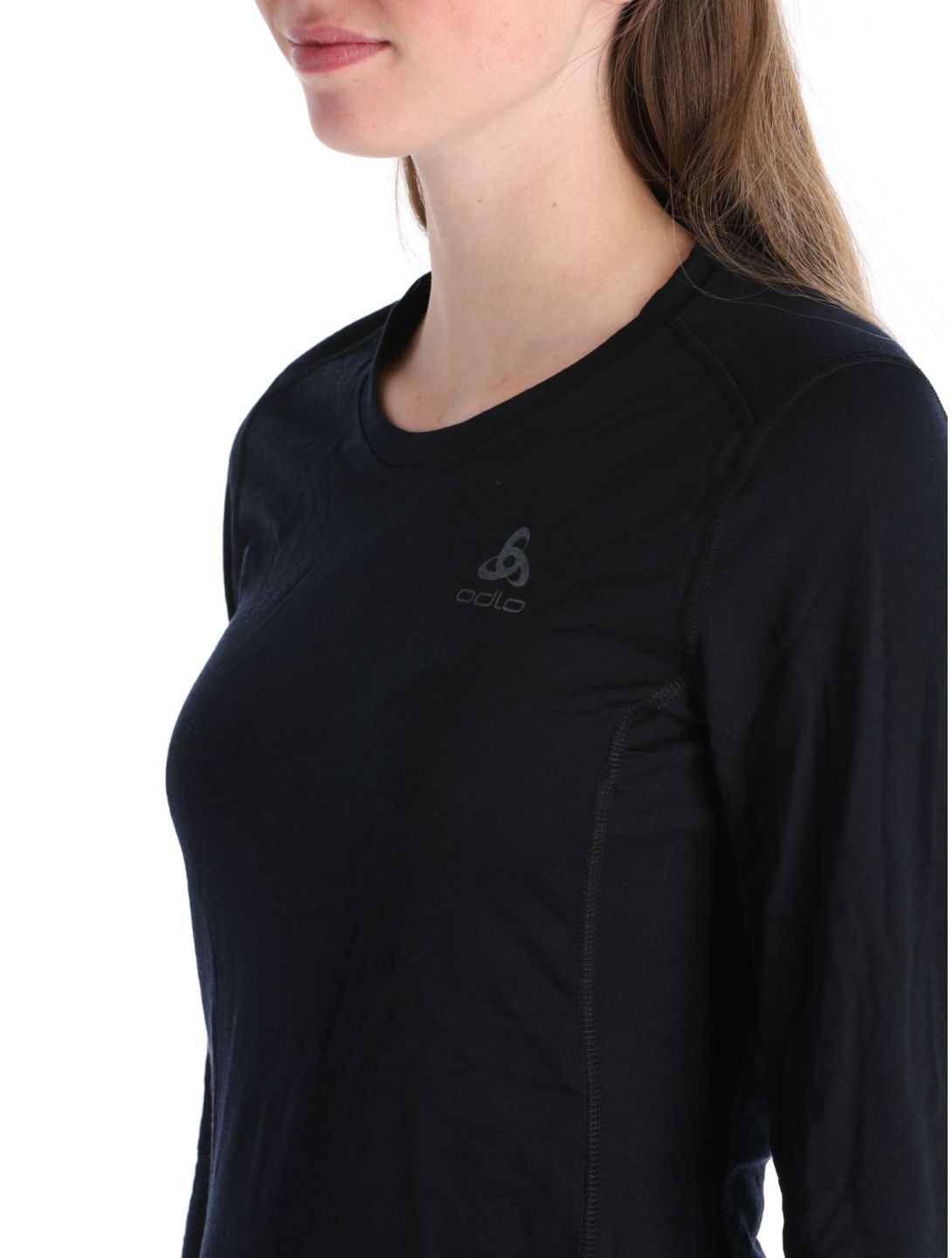 Odlo, Merino 200 thermoshirt dames Black zwart 