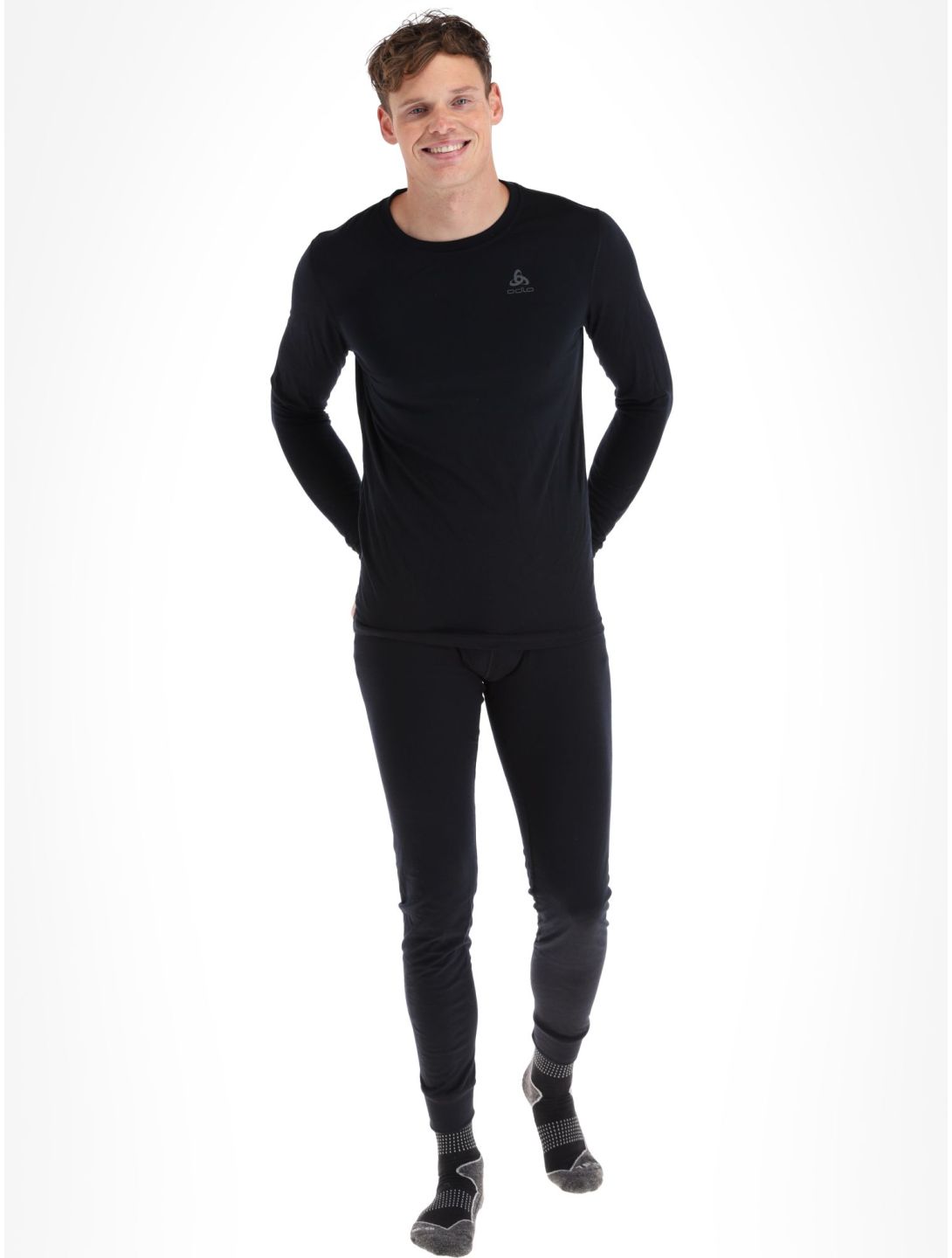 Odlo, Merino 200 thermoshirt heren Black zwart 