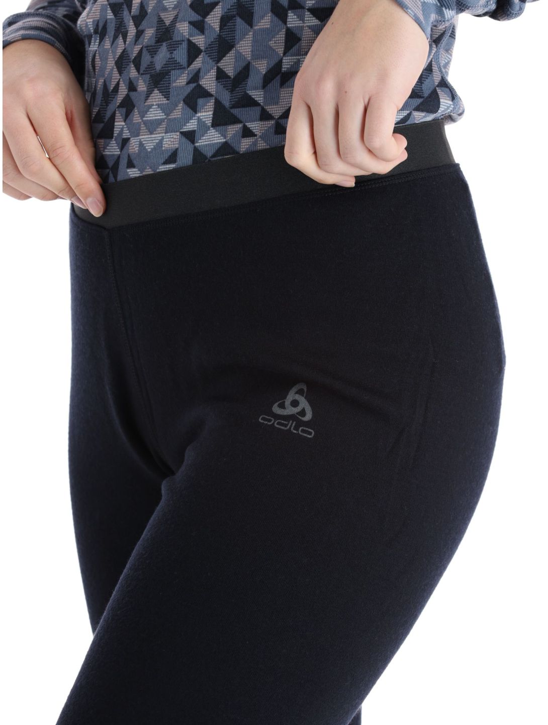 Odlo, Merino 260 thermobroek dames Black zwart 