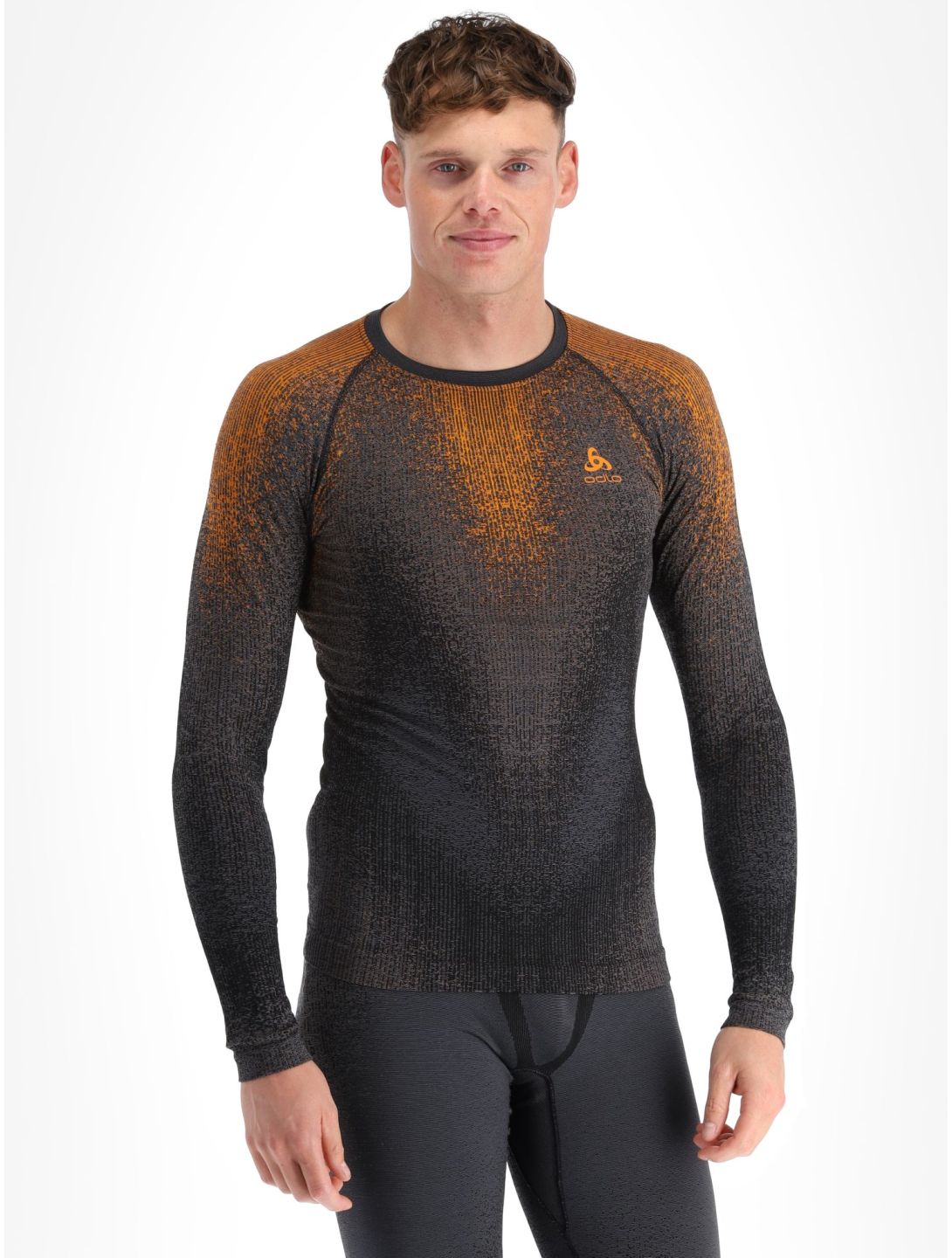 Odlo, Perfomance Eco thermoshirt heren Oriole oranje 