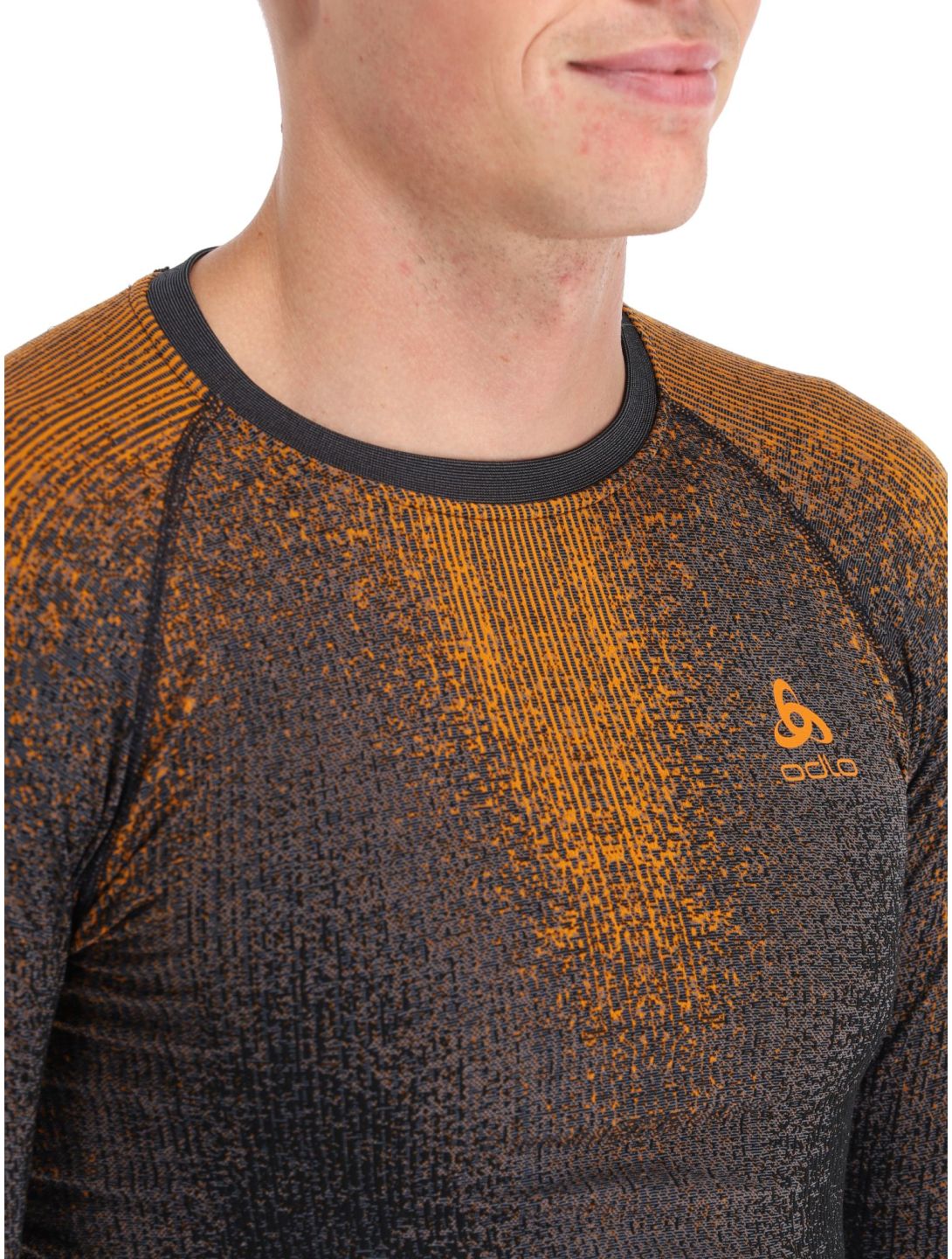 Odlo, Perfomance Eco thermoshirt heren Oriole oranje 