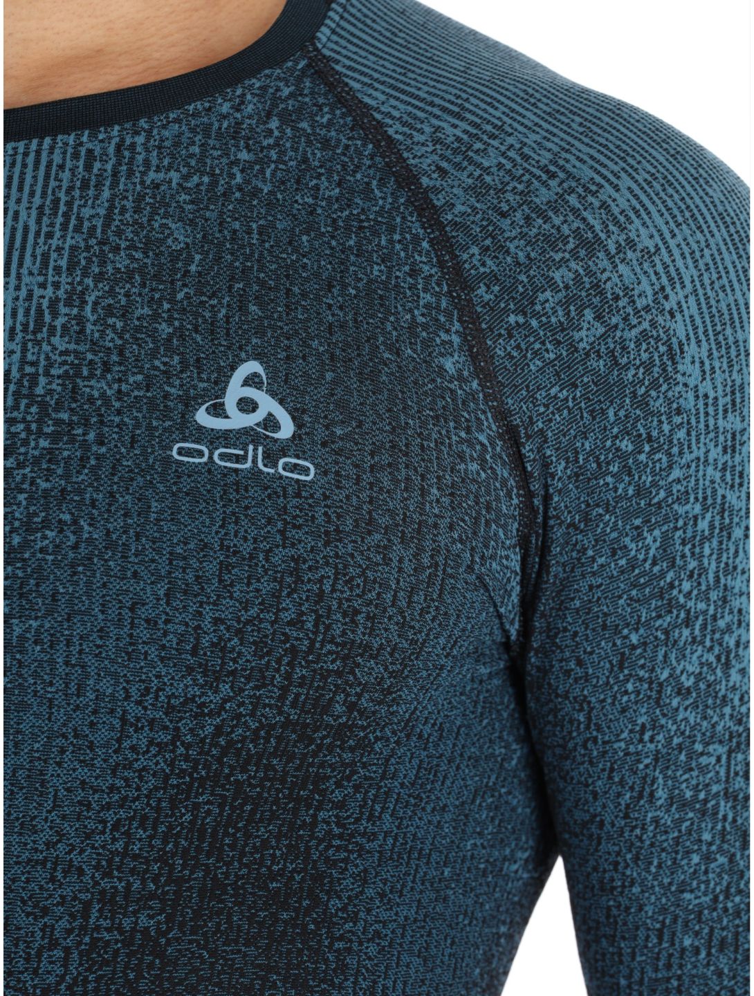 Odlo, Perfomance Eco thermoshirt heren Provincial Blue blauw 