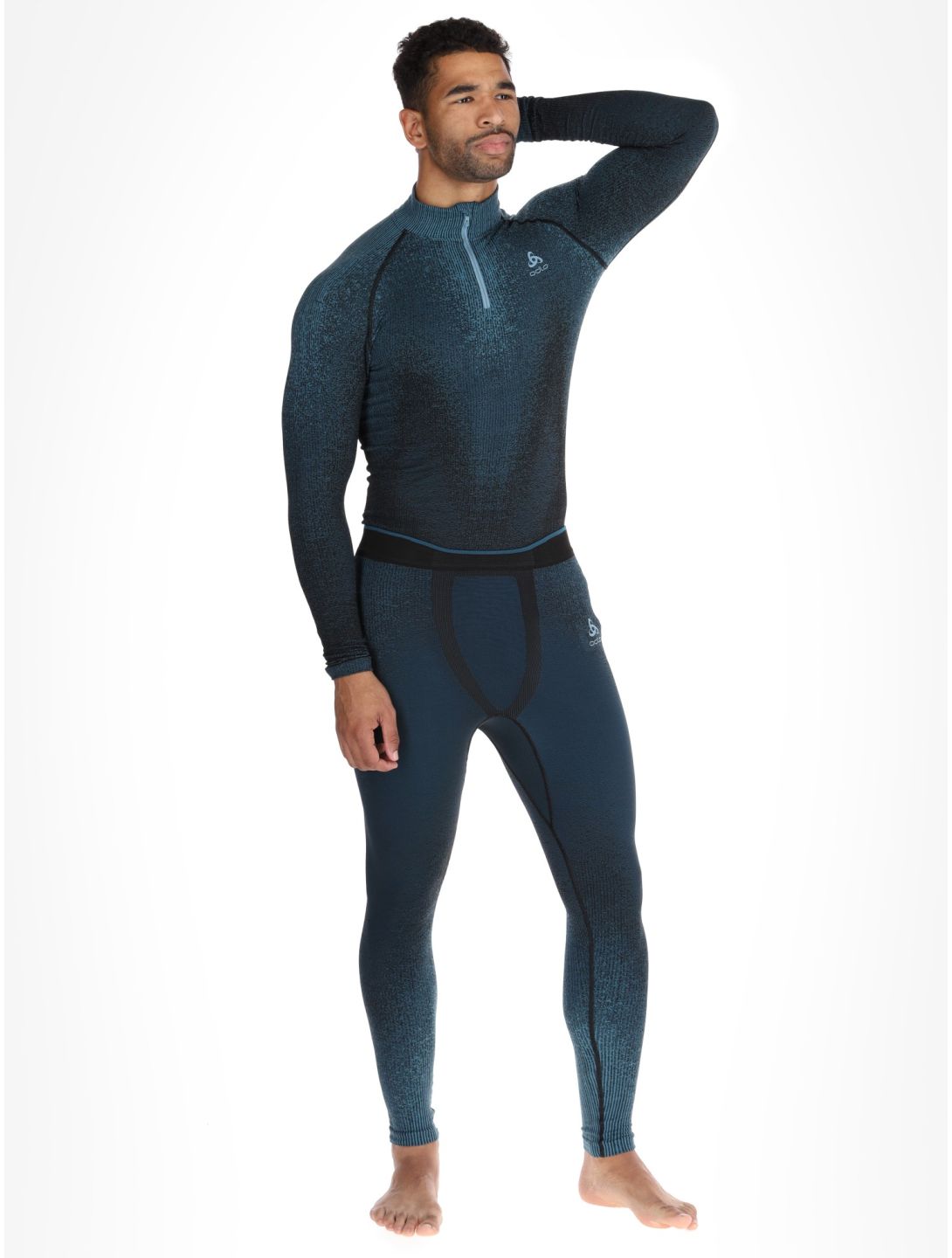 Odlo, Perfomance Eco thermobroek heren Provincial Blue blauw 