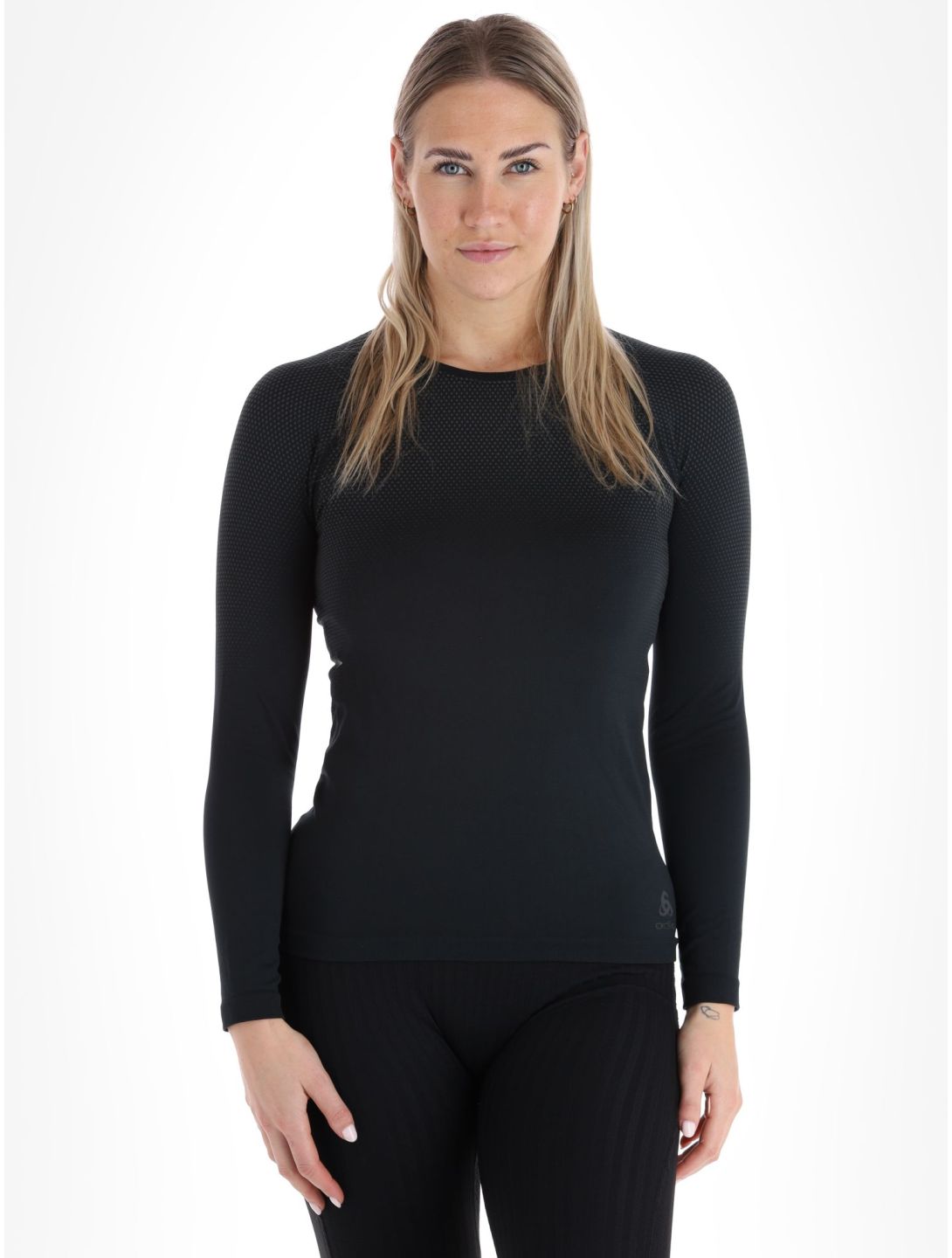 Odlo, Perfomance Light Eco thermoshirt dames Black zwart 