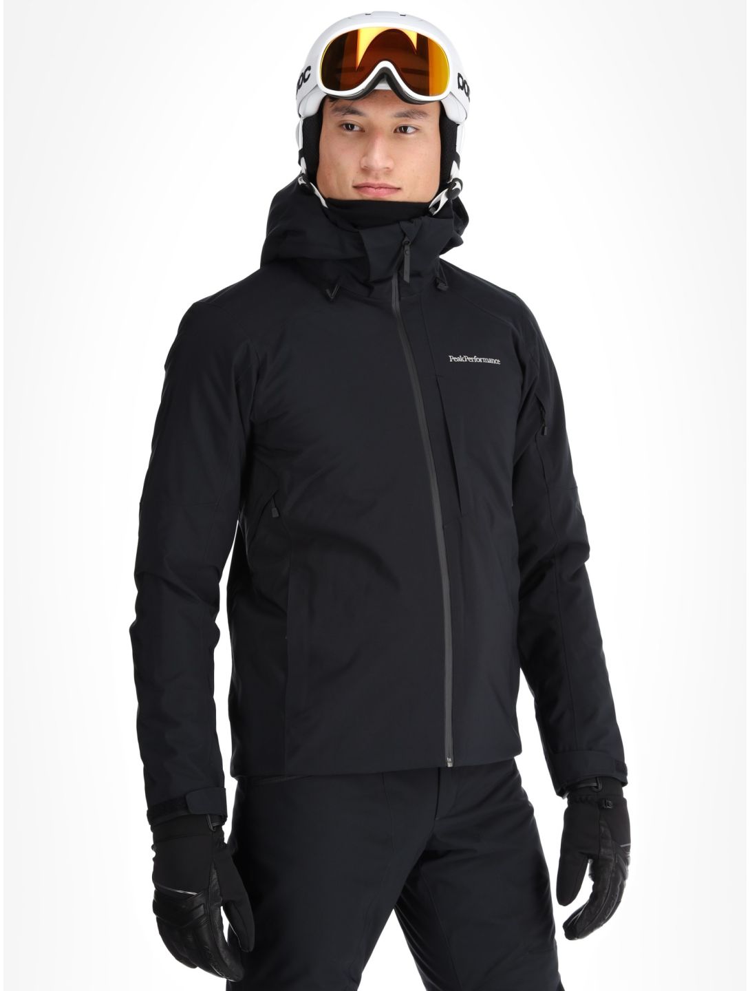 Peak Performance, M Maroon ski-jas heren Black zwart 