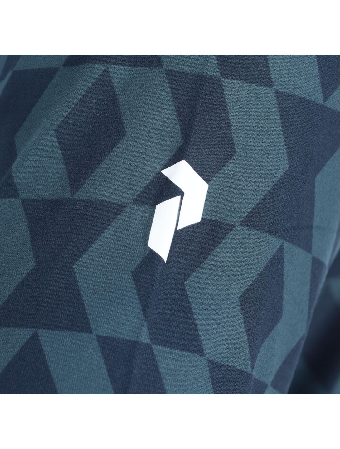 Peak Performance, Spirit Half Zip Printed thermoshirt heren pattern Blauw