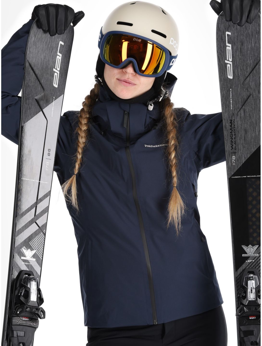 Peak Performance, W Anima ski-jas dames Blue Shadow blauw 