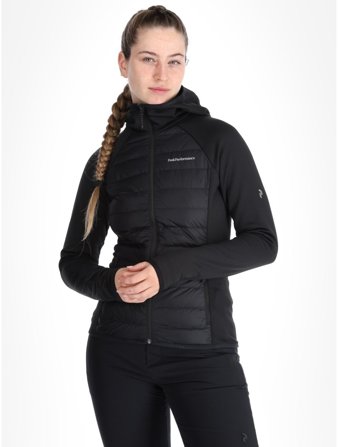 Peak Performance, W Down Hybrid Hood vest dames 