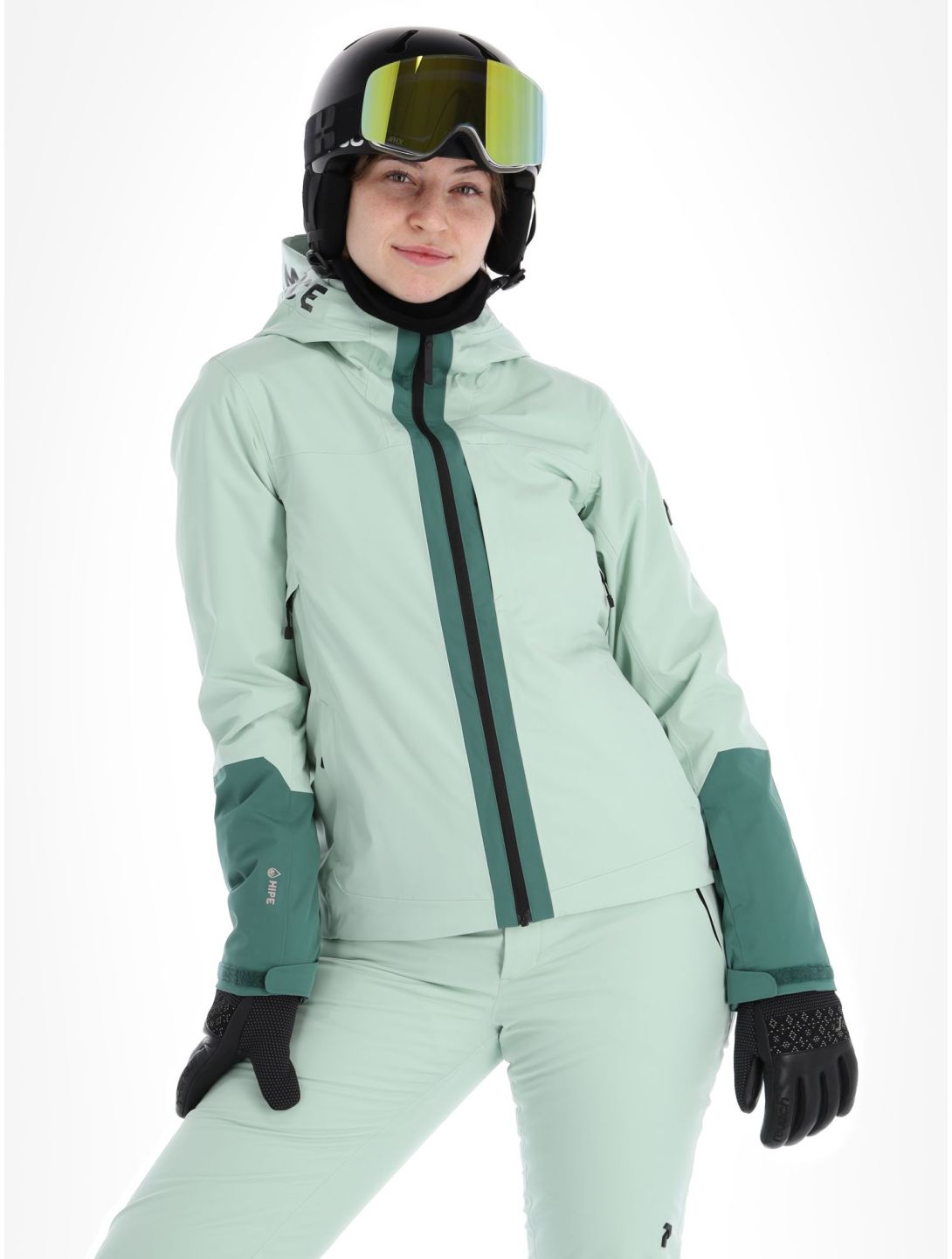 Peak Performance, W Rider Insulated Ski ski-jas dames Delta Green Smoke Pine groen 