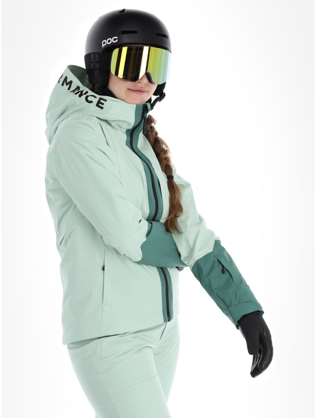 Peak Performance, W Rider Insulated Ski ski-jas dames Delta Green Smoke Pine groen 