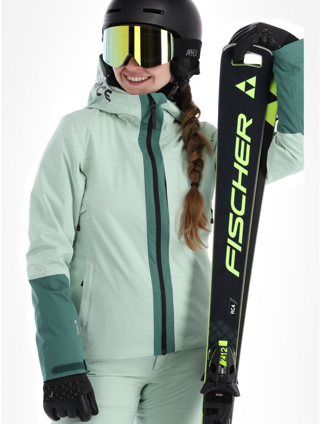 Peak Performance, W Rider Insulated Ski ski-jas dames Delta Green Smoke Pine groen 