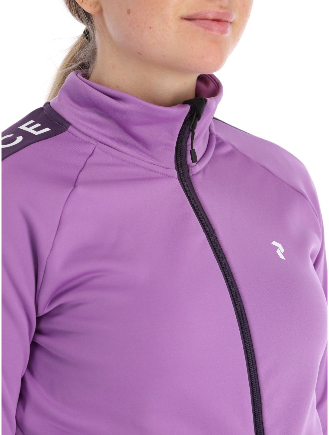 Peak Performance, W Rider Mid Zip vest dames Action Lilac Indigo paars 