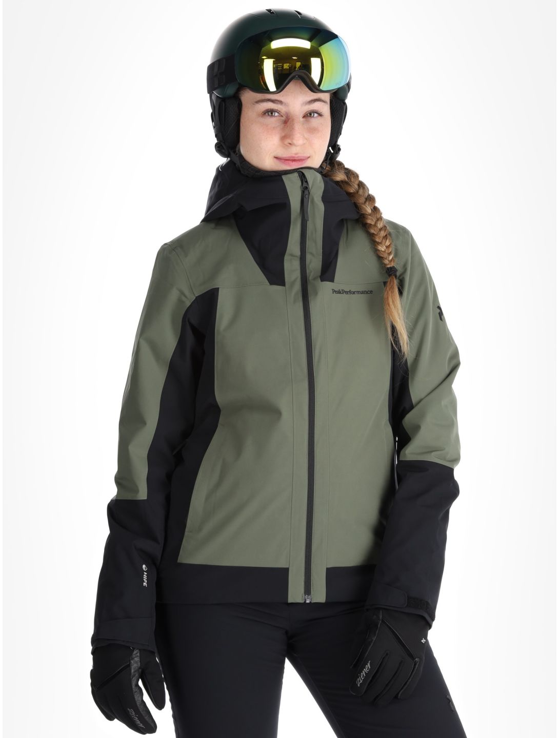 Peak Performance, W Rider Tech 2L ski-jas dames Pine Needle / Black groen, zwart 