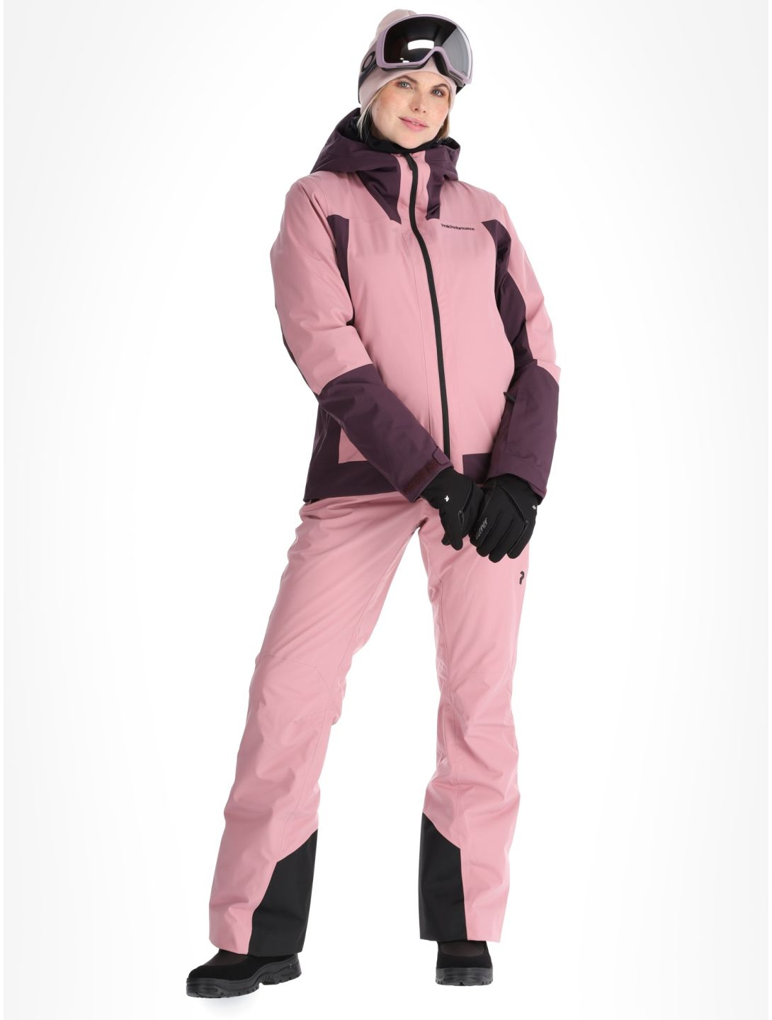 Peak Performance, W Rider Tech 2L ski-jas dames Bitter Root / Mystic Purple paars, roze 