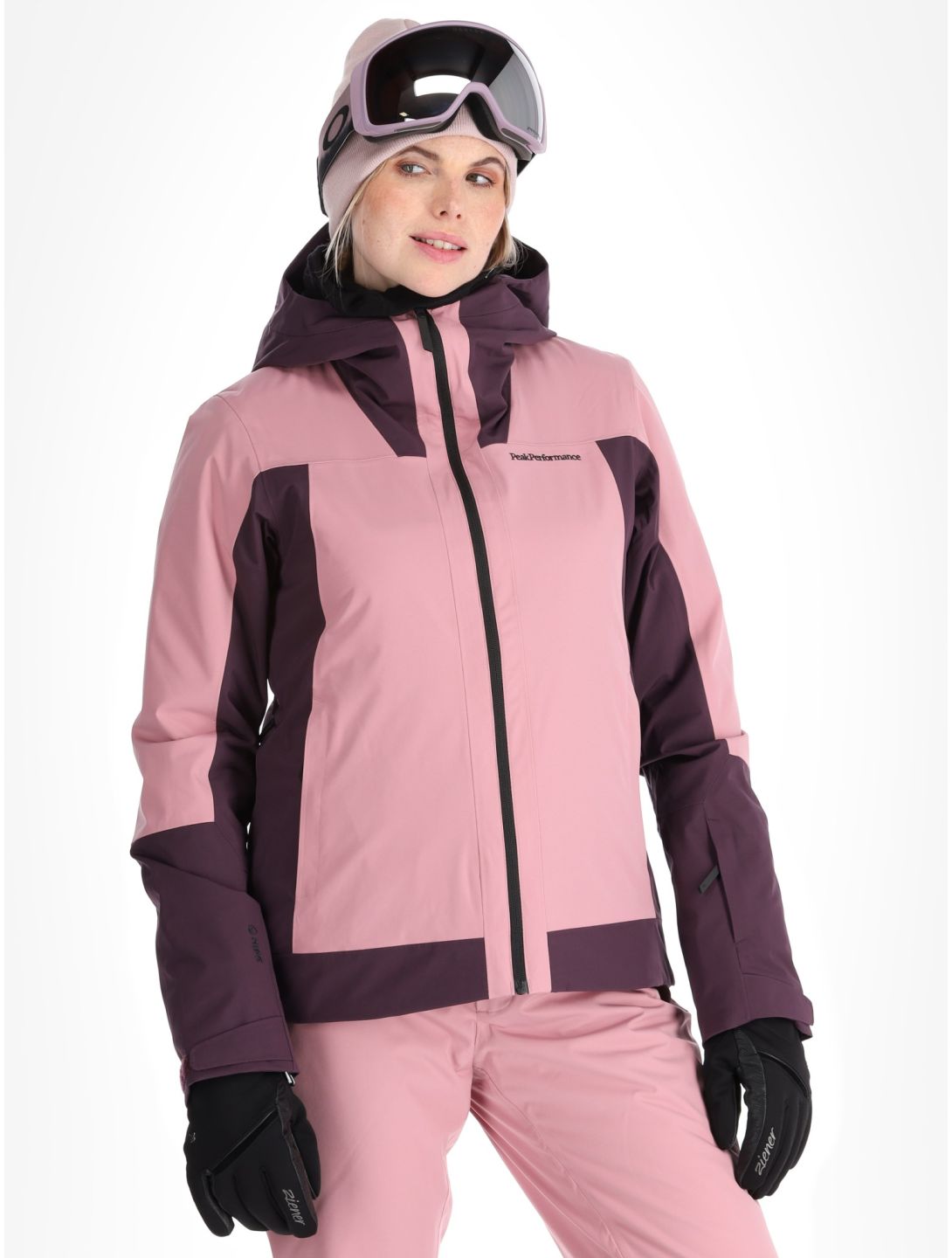 Peak Performance, W Rider Tech 2L ski-jas dames Bitter Root / Mystic Purple paars, roze 