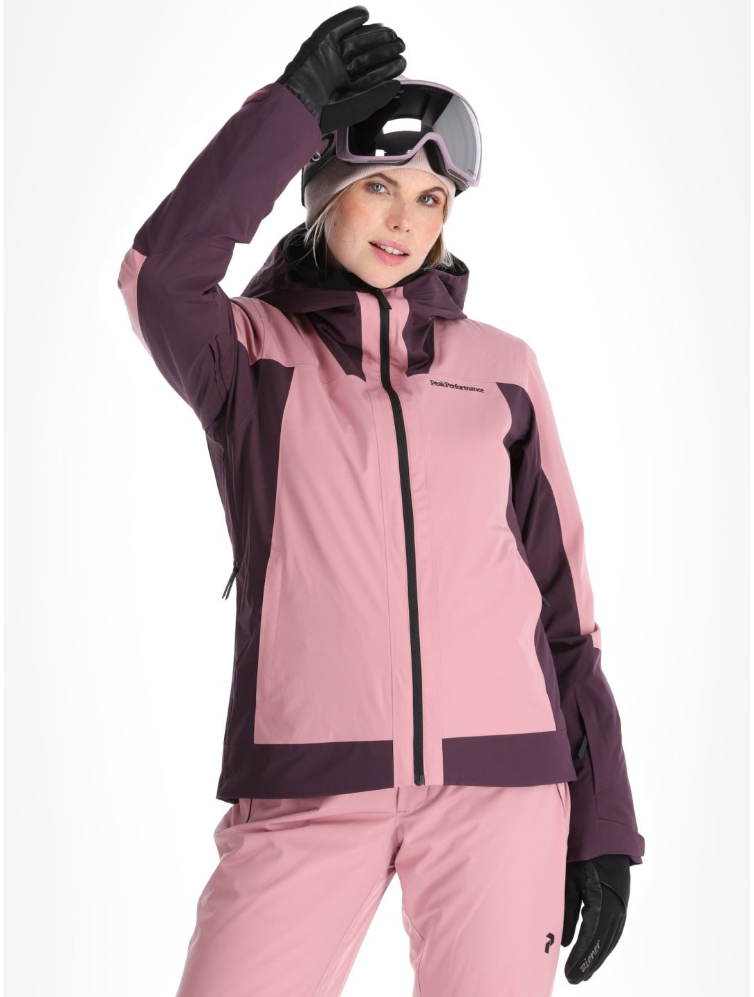 Peak Performance, W Rider Tech 2L ski-jas dames Bitter Root / Mystic Purple paars, roze 