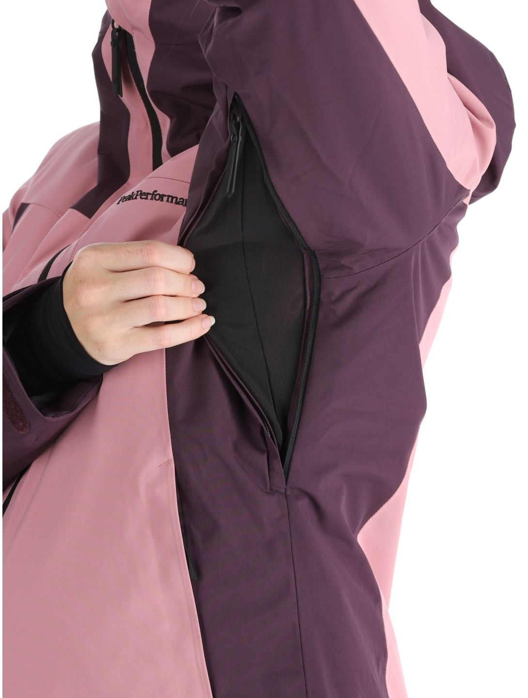 Peak Performance, W Rider Tech 2L ski-jas dames Bitter Root / Mystic Purple paars, roze 