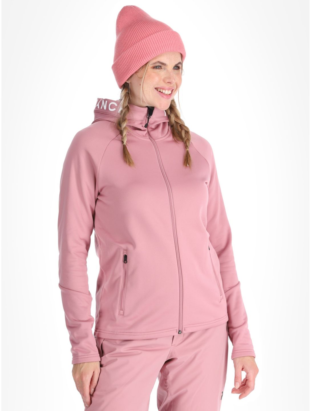 Peak Performance, W Rider Zip Hood vest dames Bitter Root roze 