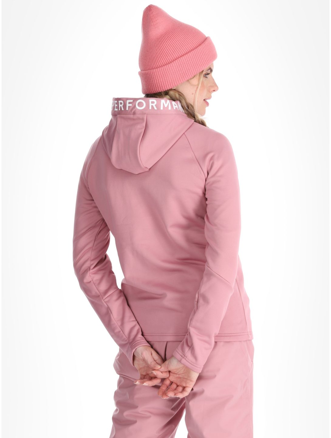 Peak Performance, W Rider Zip Hood vest dames Bitter Root roze 